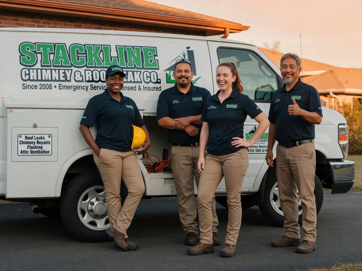 Chimney flashing repair company in Red Oak, TX